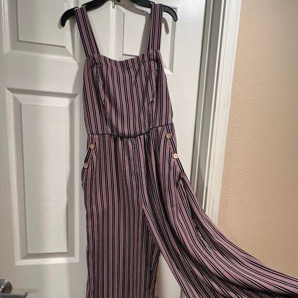 Xhilaration Striped Wide-Leg Jumpsuit Small - Cute & Comfy! - Picture 2 of 16
